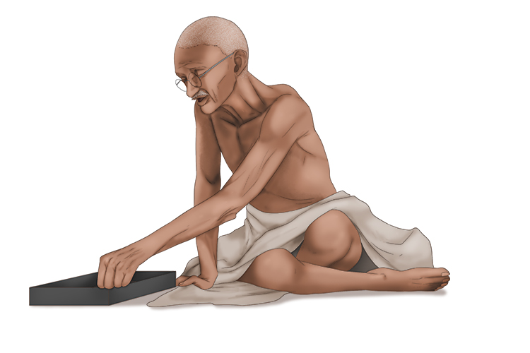Mahatma Gandhi epitomised the role of ahimsa (do no harm) in protests.